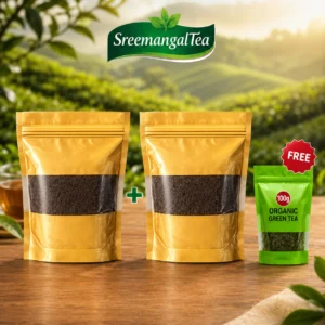 2KG Tea Gold Extra Premium Combo + 100g Organic Green Tea Free - Sreemangal Tea Leaf
